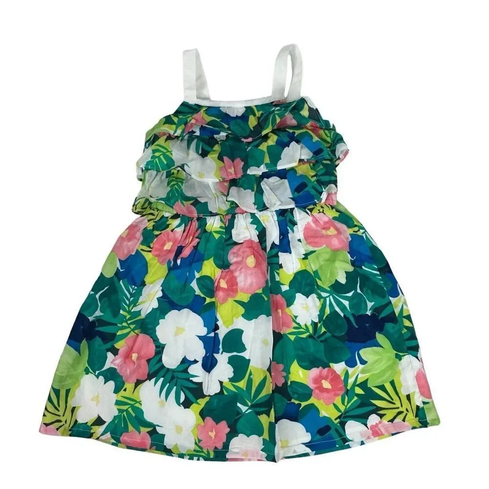 Gymboree Tropical Print Dress size 5T NEW